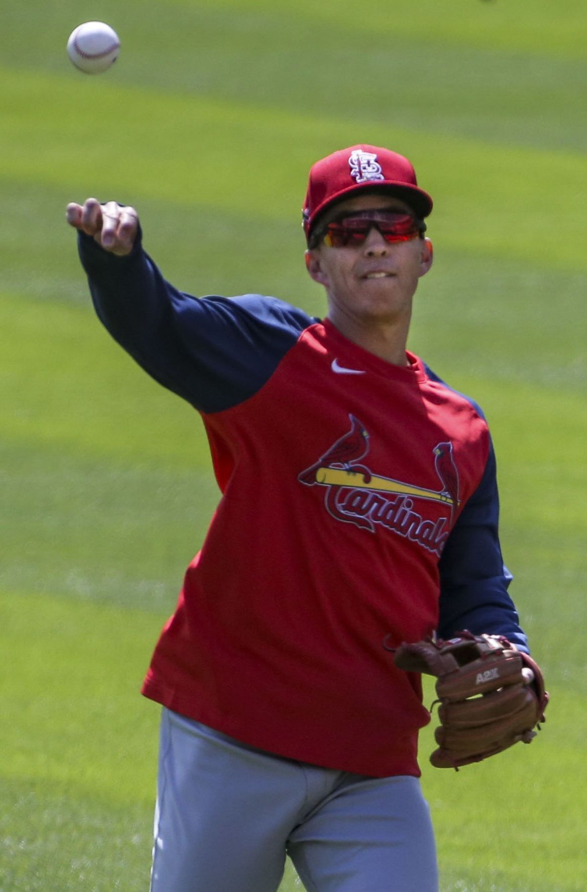 Cardinals hold a team workout ahead of opening day